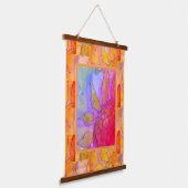 Tapijt - Fel Zonnebloem Kunst Hangend Wandkleed (Gebogen)