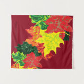 Tapijt ; Herfstbladeren Wandkleed (Voorkant (horizontaal))