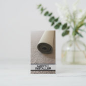 Tapijt Installateur Tapijt Roll Visitekaartje (Staand voorkant)