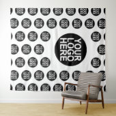 Tapijt met logo van maatwerk bedrijfsbedrijf wandkleed (In Situ (horizontaal))