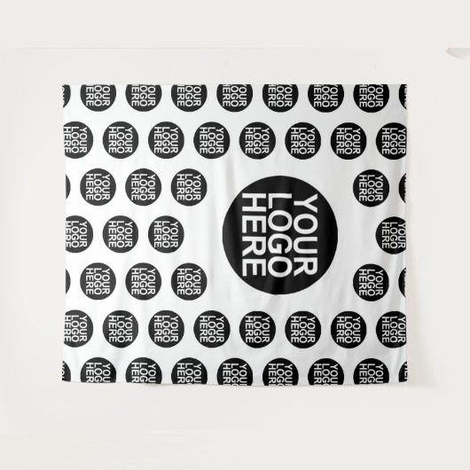 Tapijt met logo van maatwerk bedrijfsbedrijf wandkleed (Voorkant (horizontaal))