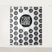 Tapijt met logo van maatwerk bedrijfsbedrijf wandkleed (Voorkant)