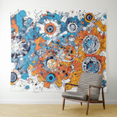 tapijt met V-puls 2 Wandkleed (In Situ (horizontaal))