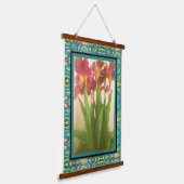 Tapijt - Mooie Iris Hangend Wandkleed (Gebogen)