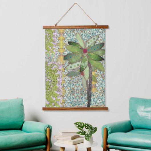 Tapijt - Palm Bloem Hangend Wandkleed (Woonkamer)
