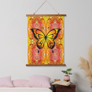 Tapijt - Papillon Hangend Wandkleed