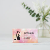 Tapijt reinigen | Sopbellen Visitekaartje (Staand voorkant)