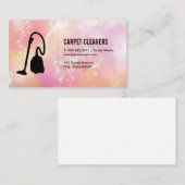 Tapijt reinigen | Sopbellen Visitekaartje (Voorkant / Achterkant)