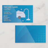 Tapijt reinigen | Stoomzuiger Visitekaartje (Voorkant / Achterkant)