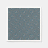 Tapijt Rococo Mandala Art Deco Fans Decoupage Servet (Voorkant)