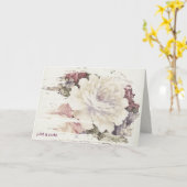 tapijt roos abstract notitiekaart (Gele Bloem)