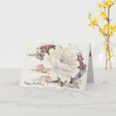 tapijt roos abstract omlijsting kaart (Gele Bloem)