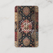 Tapijt schoonmaken Custom QR Visitekaartje (Voorkant)