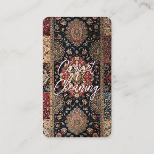 Tapijt schoonmaken Custom QR Visitekaartje