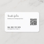 Tapijt schoonmaken Custom QR Visitekaartje (Achterkant)