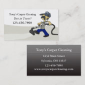 Tapijt schoonmaken Visitekaartje (Voorkant / Achterkant)