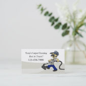 Tapijt schoonmaken Visitekaartje (Staand voorkant)