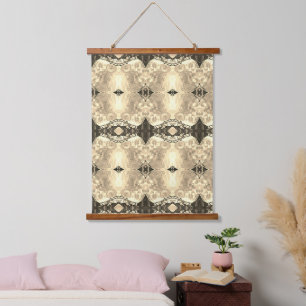 Tapijt - Sepia Diamant Hangend Wandkleed