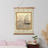 Tapijt - Sepia Zeil Hangend Wandkleed (Slaapkamer)