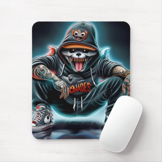 Tapijt Sourie Serie 1 Rap Muismat (Met muis)