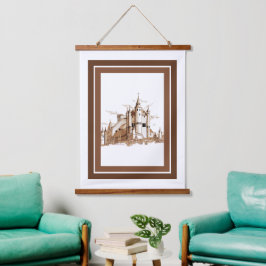 Tapijt - Spaans Kasteel Hangend Wandkleed