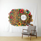 Tapijt van 88" x 104" wandkleed (In Situ (horizontaal))