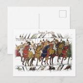 Tapijt van Bayeux -a7 Briefkaart (Voorkant / Achterkant)
