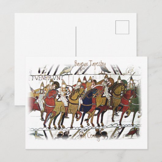 Tapijt van Bayeux -a7 Briefkaart (Voorkant / Achterkant)