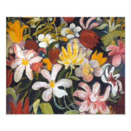 Tapijt van Bloemen | Auguste Macke | Foto Afdruk