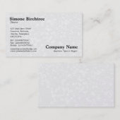 tapijt van Daisies - lichte grijze schaduw (goud) Visitekaartje (Voorkant / Achterkant)