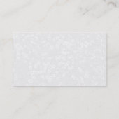 tapijt van Daisies - lichte grijze schaduw (goud) Visitekaartje (Achterkant)