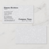 tapijt van Daisies - lichte grijze schaduw Visitekaartje (Voorkant / Achterkant)