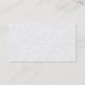 tapijt van Daisies - lichte grijze schaduw Visitekaartje (Achterkant)