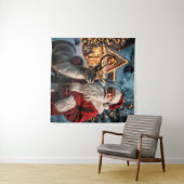 tapijt van de kerstman wandkleed (In Situ (horizontaal))