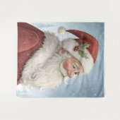 tapijt van de kerstman wandkleed (Voorkant (horizontaal))