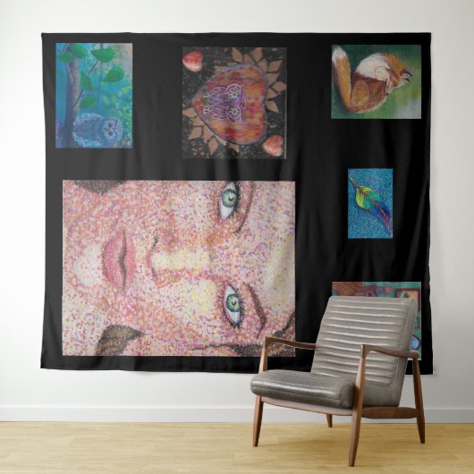 Tapijt van favorieten wandkleed (In Situ (horizontaal))