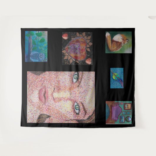 Tapijt van favorieten wandkleed (Voorkant (horizontaal))