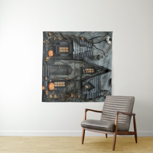 Tapijt van het heksenhuis wandkleed (In Situ (horizontaal))