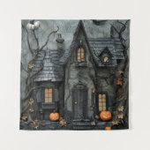 Tapijt van het heksenhuis wandkleed (Voorkant)