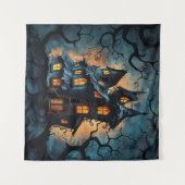 Tapijt van het heksenhuis wandkleed (Voorkant (horizontaal))