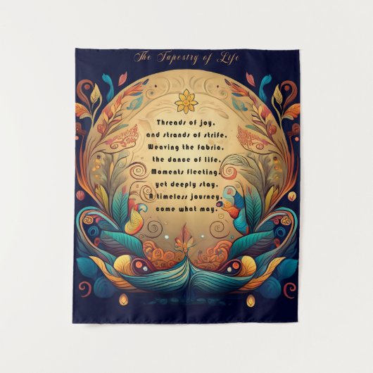 "Tapijt van het Leven" Wandkleed (Voorkant)