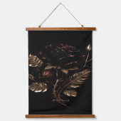 tapijt van roos hangend wandkleed (Voorkant)