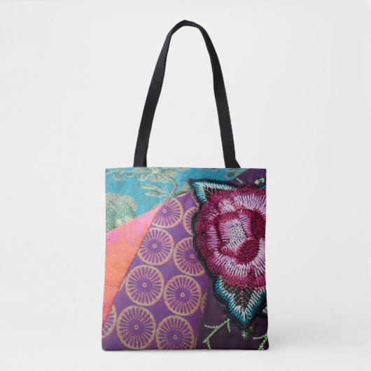 tapijt van rozen tote bag (Voorkant)
