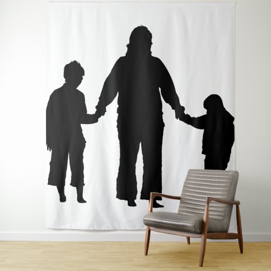 Tapijt van verbindingen wandkleed (In situ)