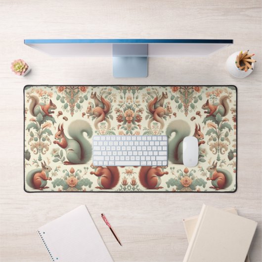 tapijt van Victoriaans boseekhoorns Bureaumat (Kantoor 1)