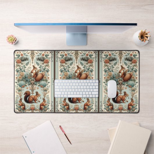 tapijt van Victoriaans boseekhoorns Bureaumat (Kantoor 1)