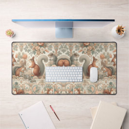 tapijt van Victoriaans boseekhoorns Bureaumat