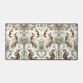 tapijt van Victoriaans boseekhoorns Bureaumat (Voorkant)