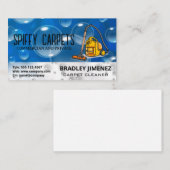 Tapijt Vloerreinigingsmachine | Zeepbellen Visitekaartje (Voorkant / Achterkant)