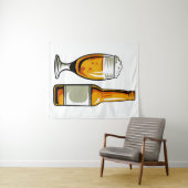 tapijt voor ambachtelijk bier wandkleed (In Situ (horizontaal))